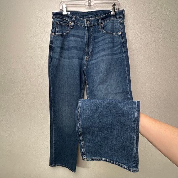 GAP Denim - GAP 90s Loose High Rise Jeans Blue Women’s Size 31 Straight Leg